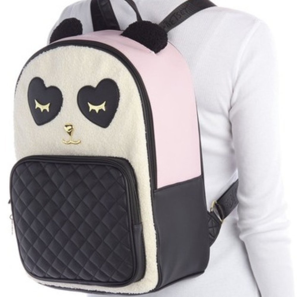 NWT Luv Betsey Johson Badley Panda Backpack
